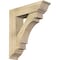 Ekena Millwork Merced Traditional Rough Sawn Bracket w/ Offset Brace, Douglas Fir, 8"W x 30"D x 34"H BKT0806X30X34MRC01RDF - alternate 1